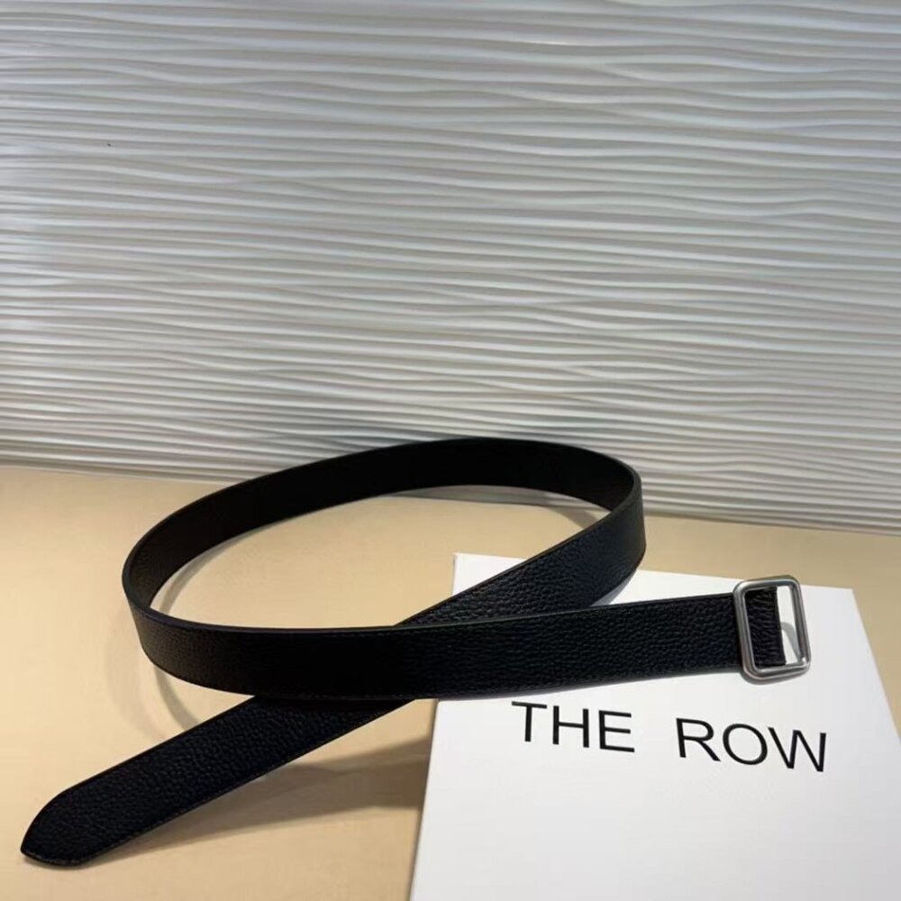 The Row Brown Leather Belt Timeless Accessory - Picture 3 of 7